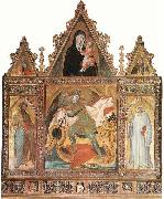 St Michael, Ambrogio Lorenzetti
